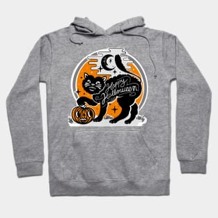 Happy halloween black cat Hoodie